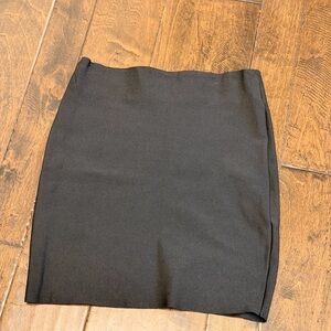 WOW Couture Charcoal Ribbed Knit Top